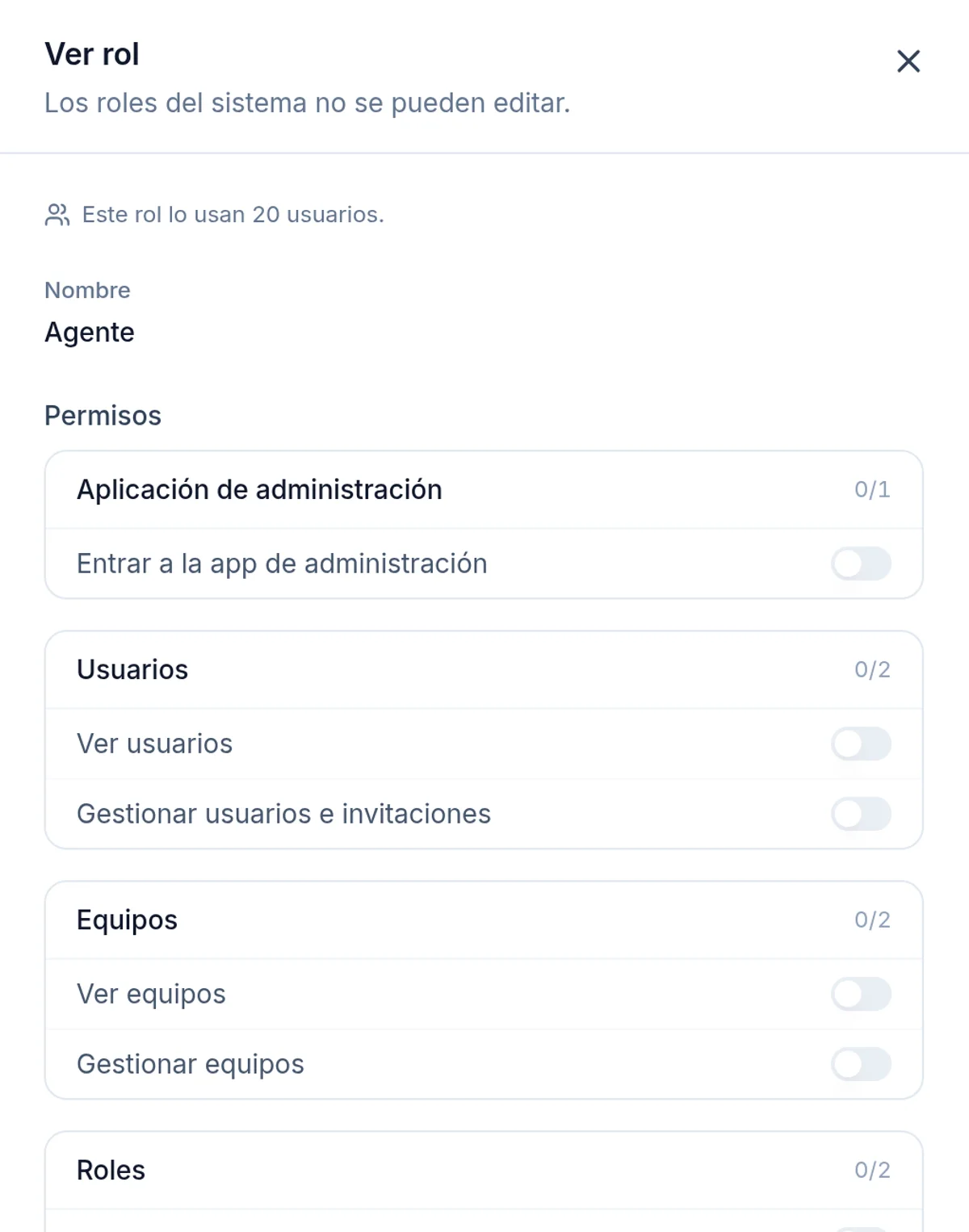 Documentación: Roles y permisos: quién puede hacer qué, reforzado en el servidor